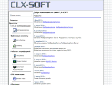 Tablet Screenshot of clx-soft.com